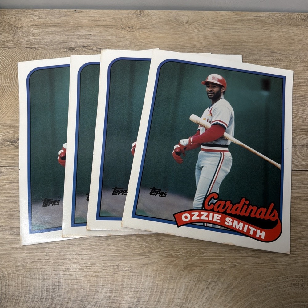 Vintage Ozzie Smith St Louis Cardinals Topps Folder Lot Retro MLB Baseball